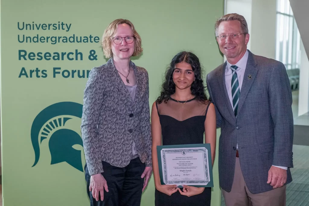 Megha Suresh awarded first place at MidSURE